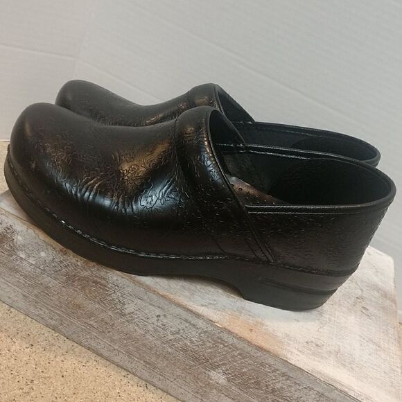 👍 Black Patterned Dansko Size 40.  A5 - Picture 5 of 9